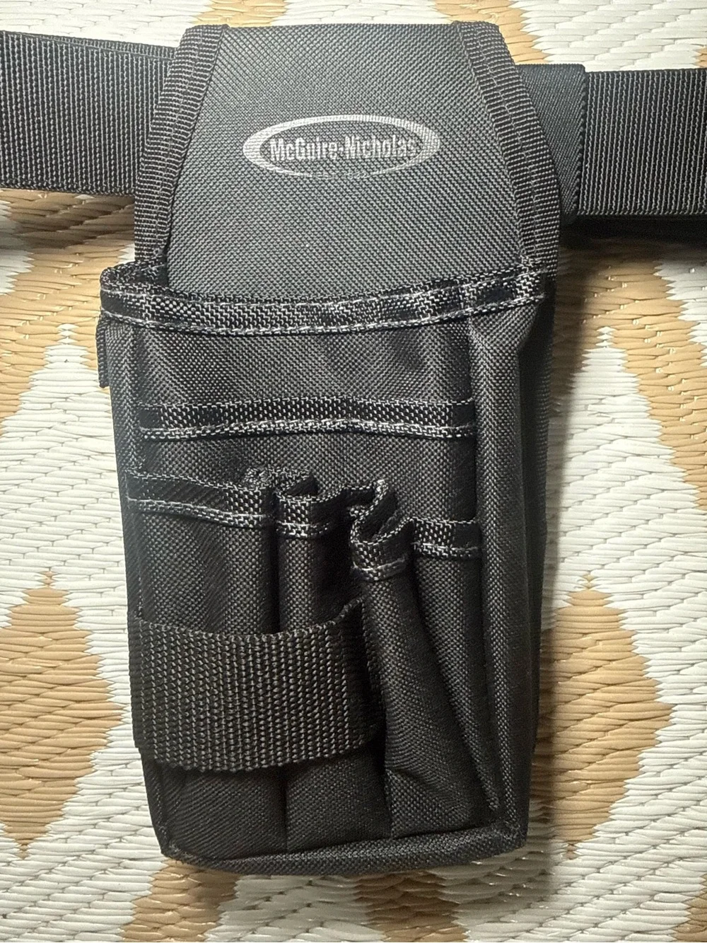 McGuire-Nicholas Black Tool Pouch Belt Holster/Holder, 1 Item